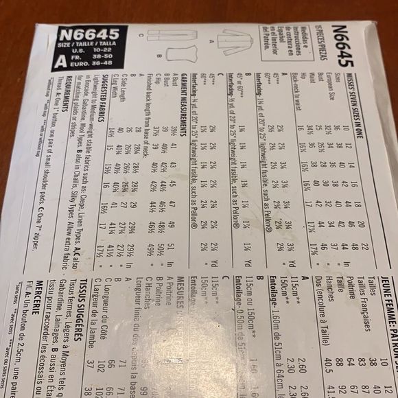 Sewing pattern 🤗🤩🤗🤩 - Picture 2 of 2